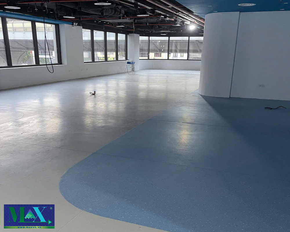 Thi công thảm Vinyl Nicko tại Trường Chinh – Hà Nội