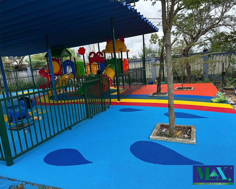 Cung cấp và thi công sân chơi trẻ em hạt cao su EPDM tại Đà Nẵng