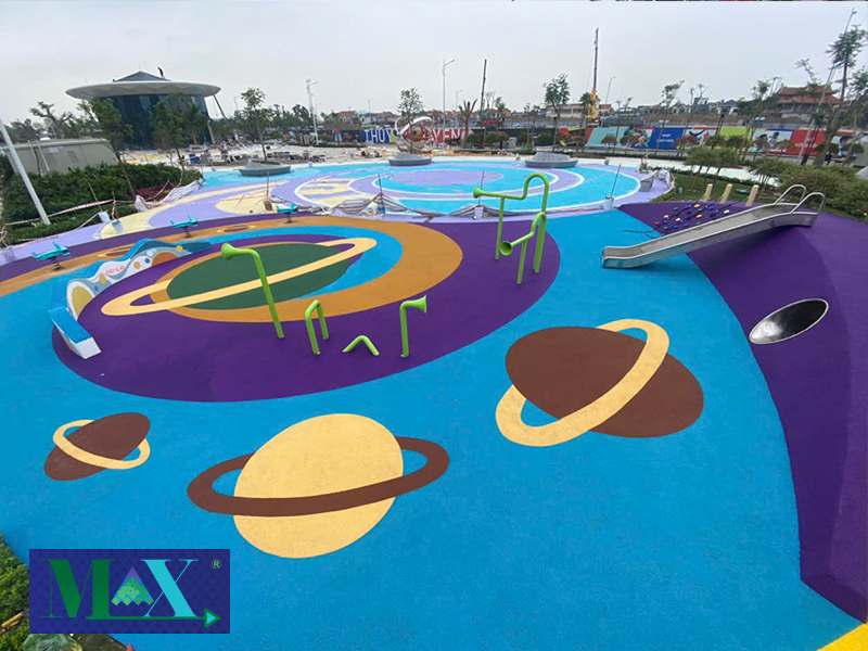 Cung cấp và thi công tổ hợp thương mại, dịch vụ sân chơi giảm chấn EPDM