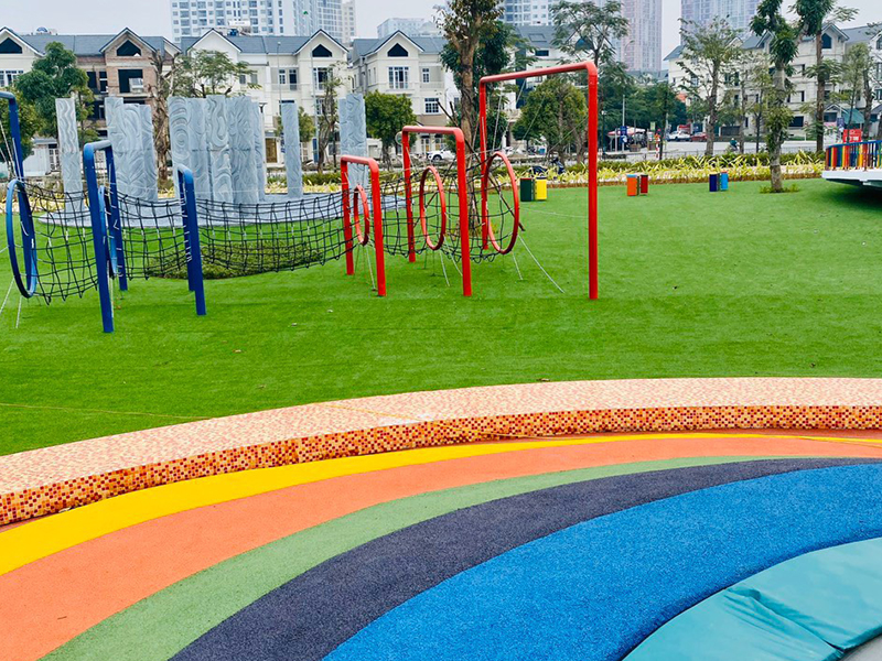 Sàn cao su EPDM trường mầm non–Giải pháp cho khu vui chơi