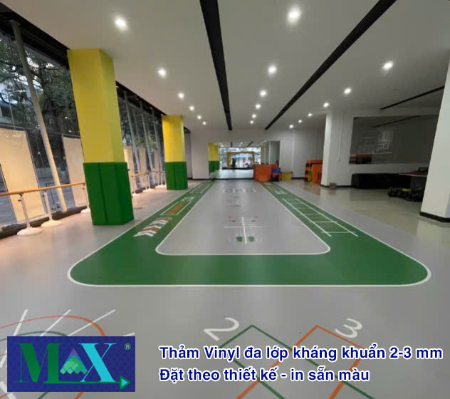 Thi công sàn vinyl kháng khuẩn