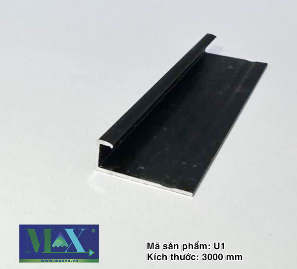 Phào chân tường U kim loại kết thúc224
