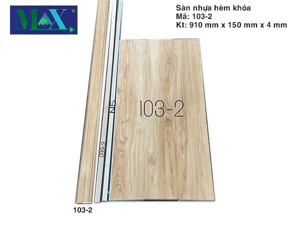 Sàn nhựa hèm khóa 103-2 (4mm)