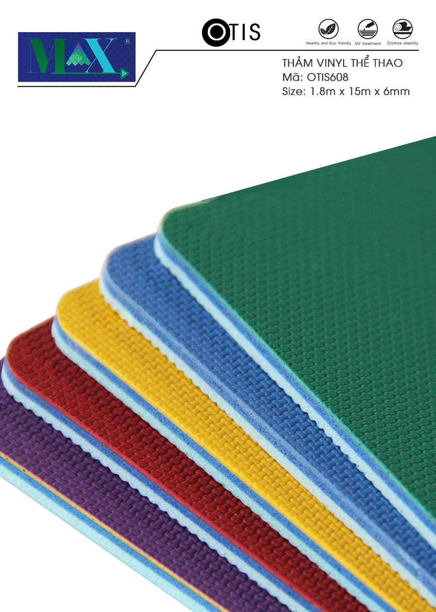 Thảm Vinyl thể thao Otis vân vải327