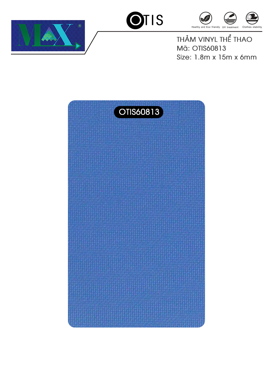 Thảm Vinyl thể thao Otis vân vải333