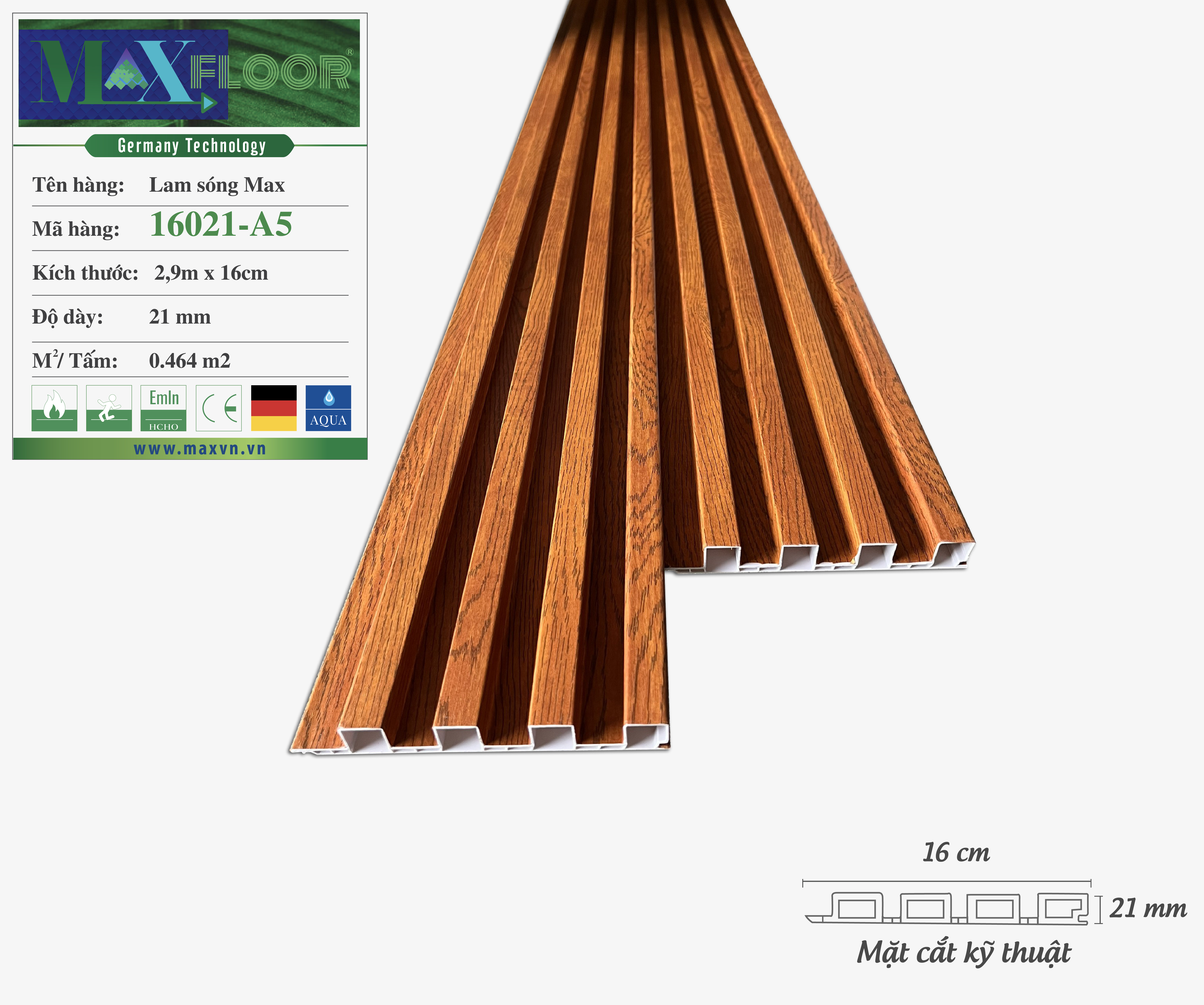 Lam sóng 4 sóng cao Maxwall382