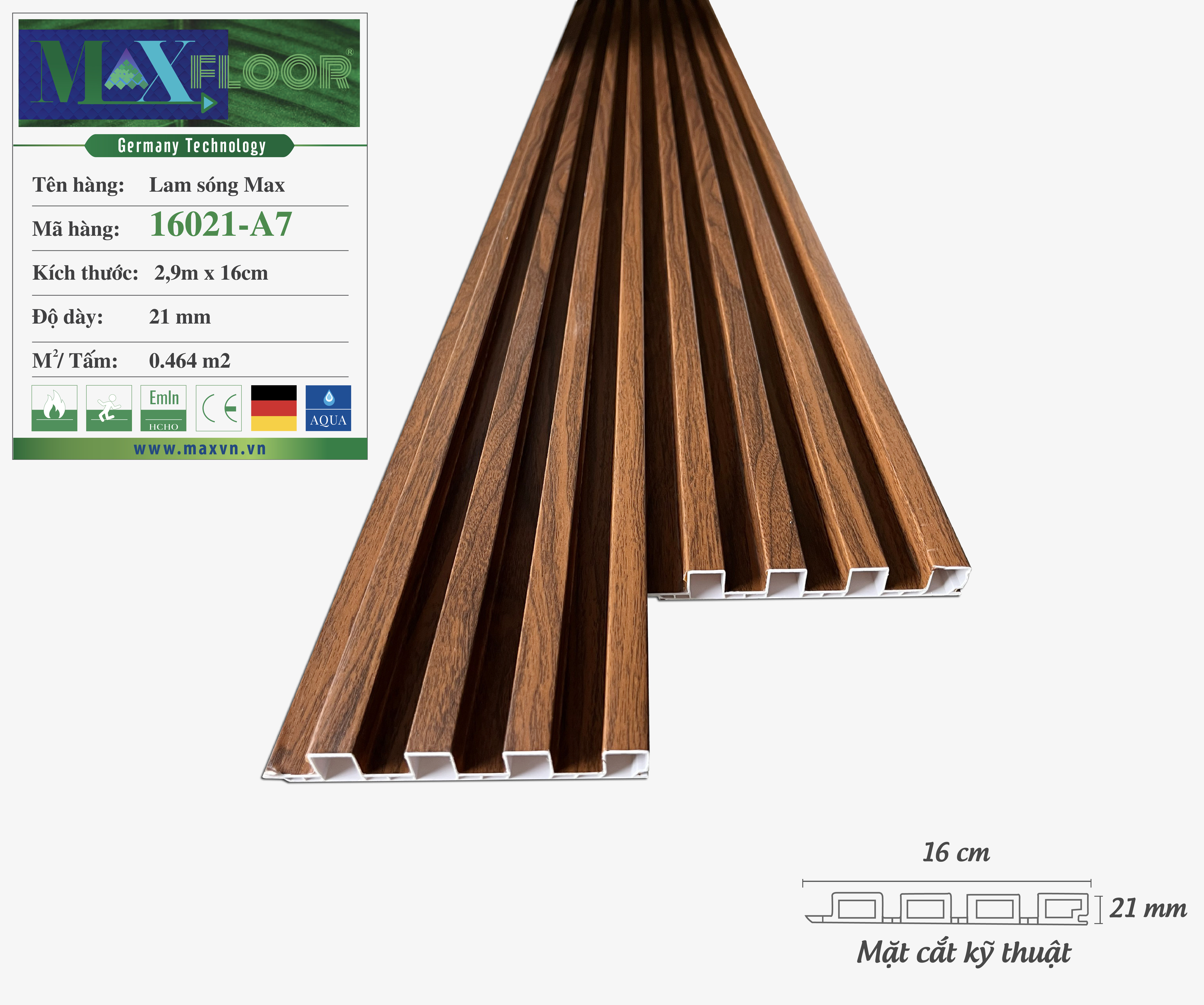 Lam sóng 4 sóng cao Maxwall383