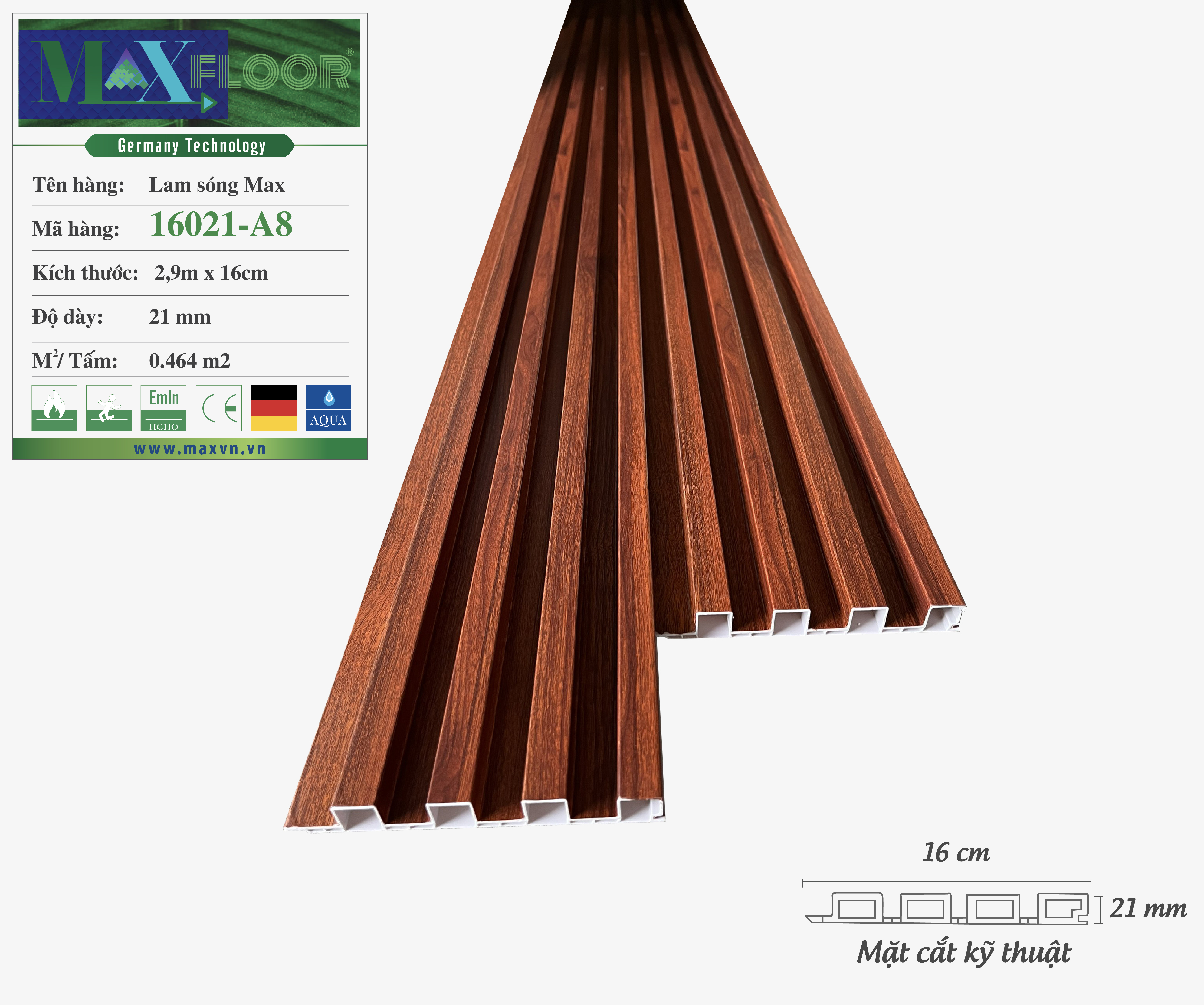 Lam sóng 4 sóng cao Maxwall384
