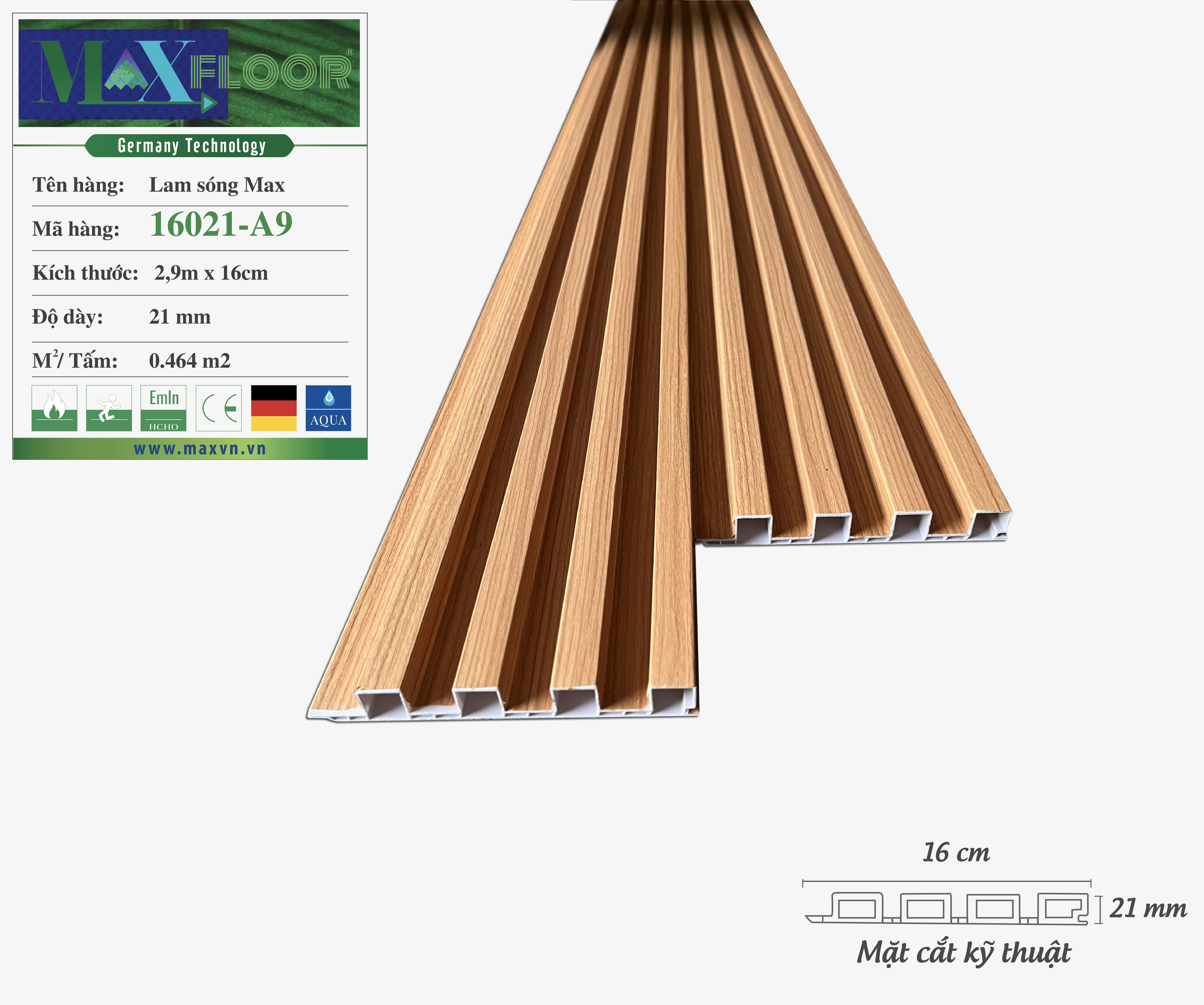 Lam sóng 4 sóng cao Maxwall385