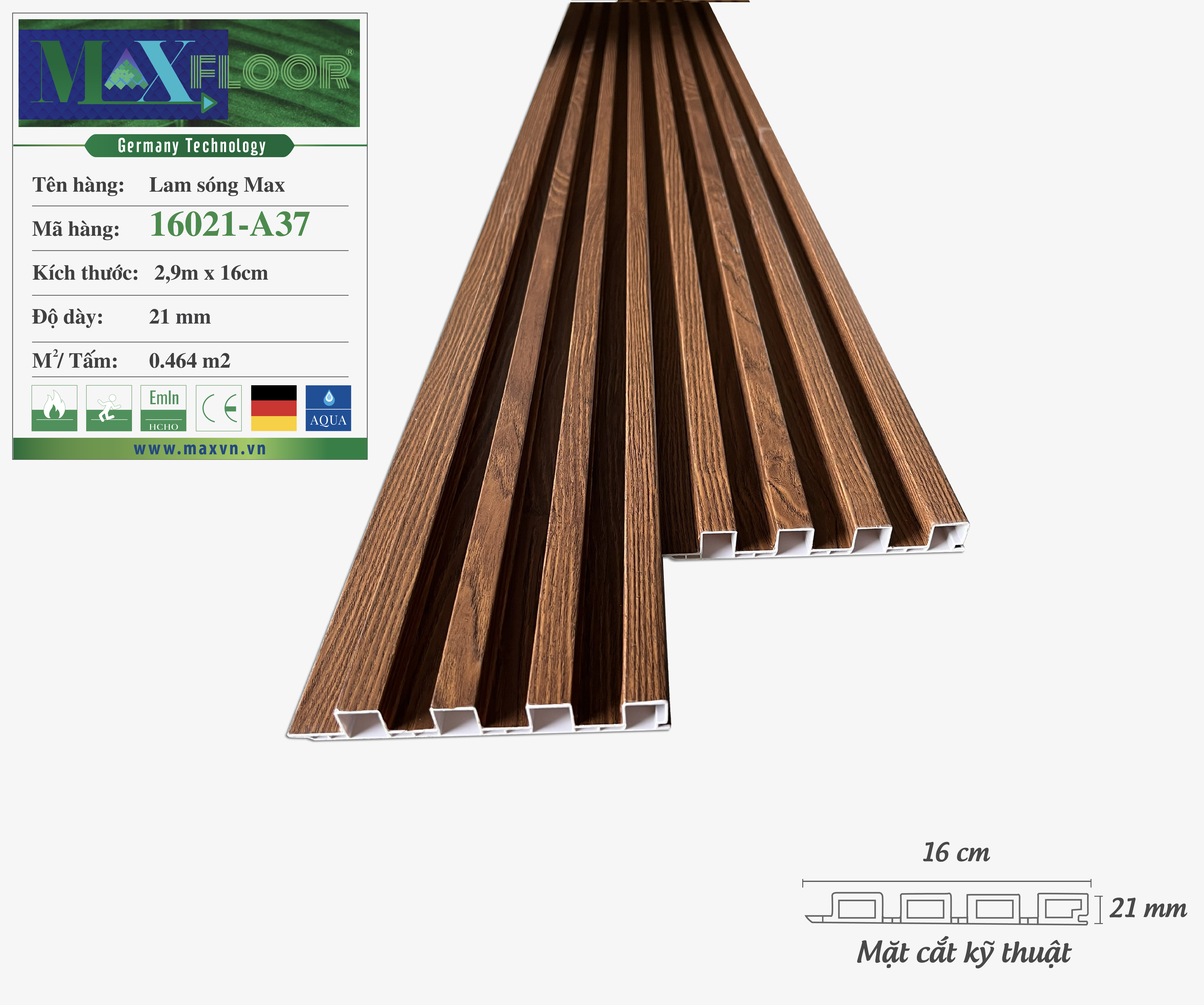 Lam sóng 4 sóng cao Maxwall402