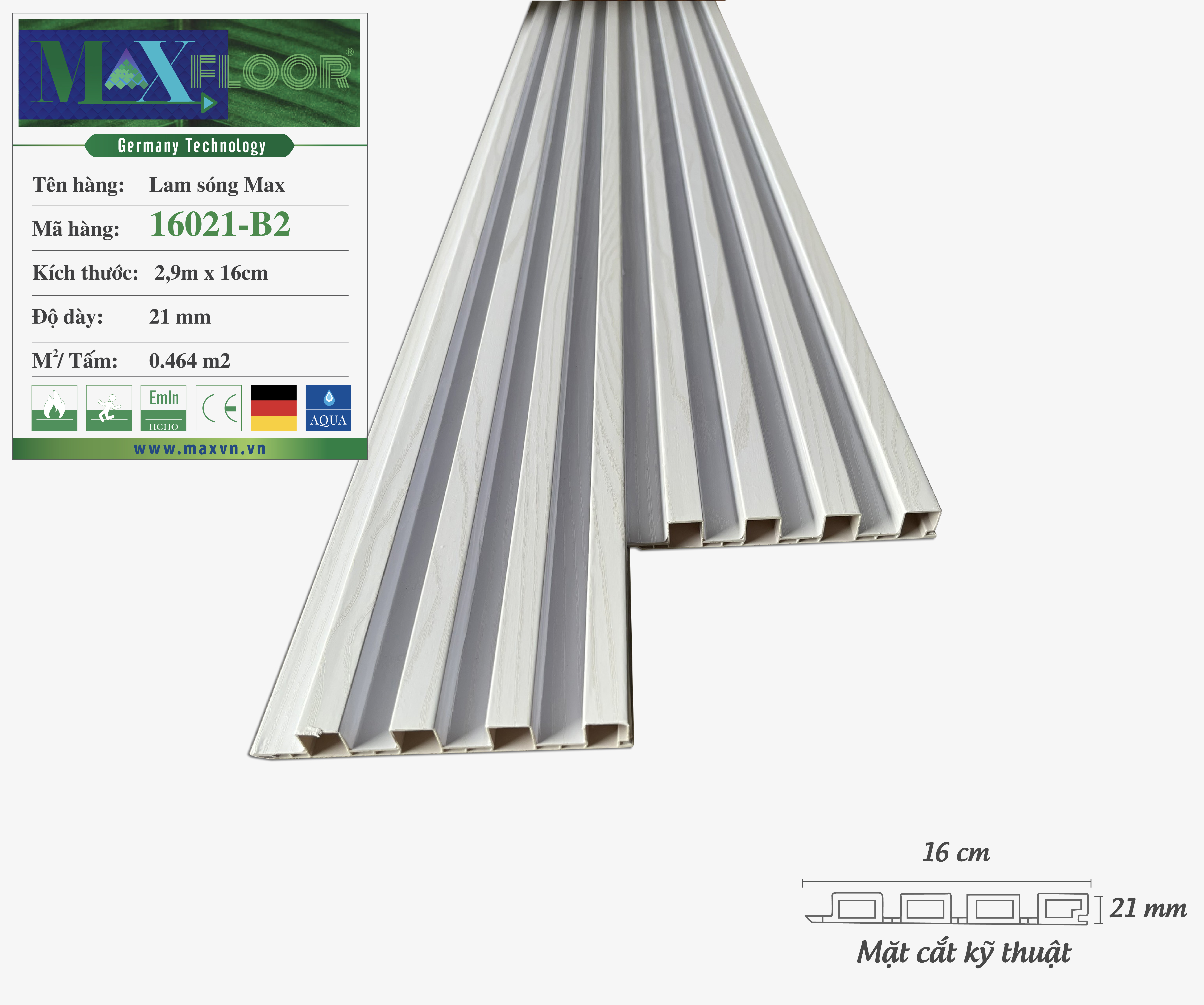 Lam sóng 4 sóng cao Maxwall403