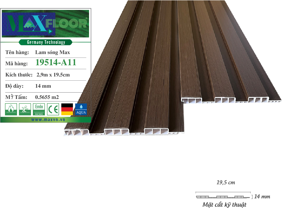Lam sóng 3 sóng Maxwall433