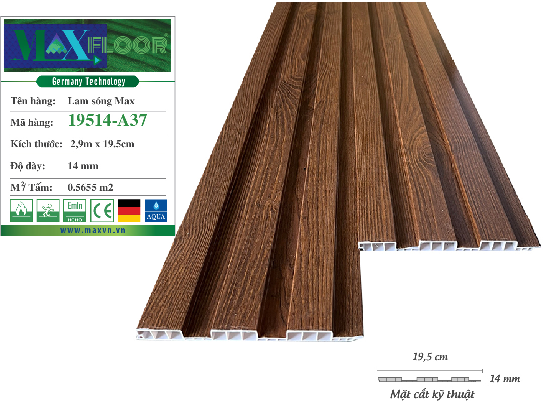 Lam sóng 3 sóng Maxwall435