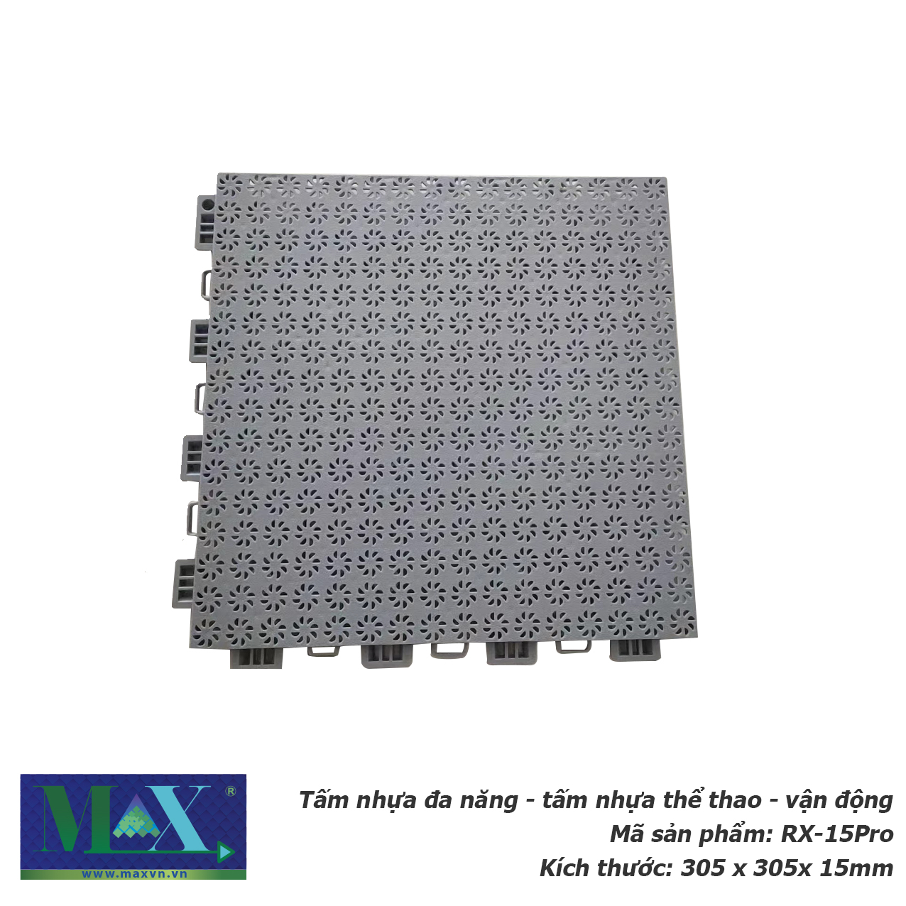 Tấm nhựa đa năng–Tấm nhựa thoát nước sàn rửa xe RX-15pro518