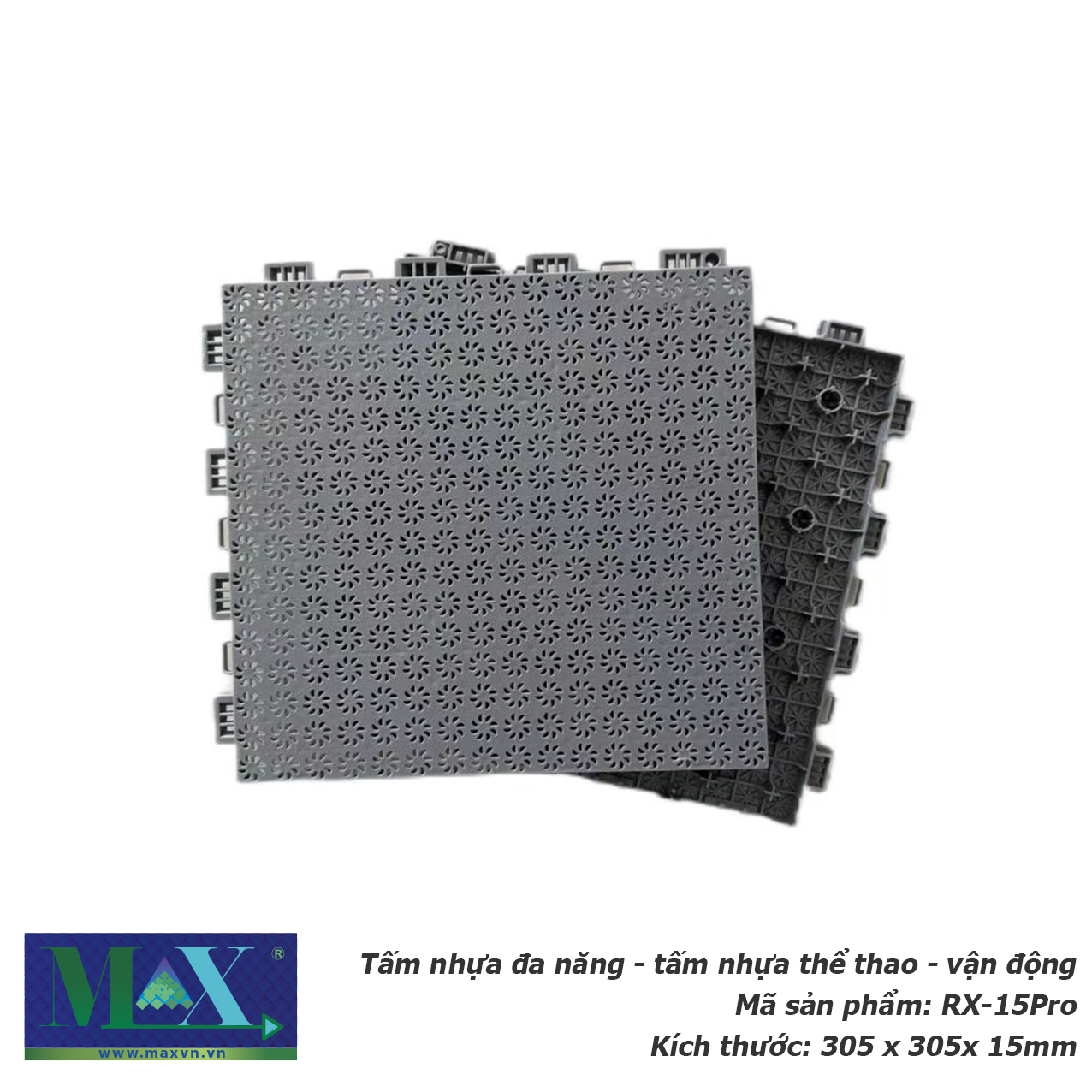 Tấm nhựa đa năng–Tấm nhựa thoát nước sàn rửa xe RX-15pro520